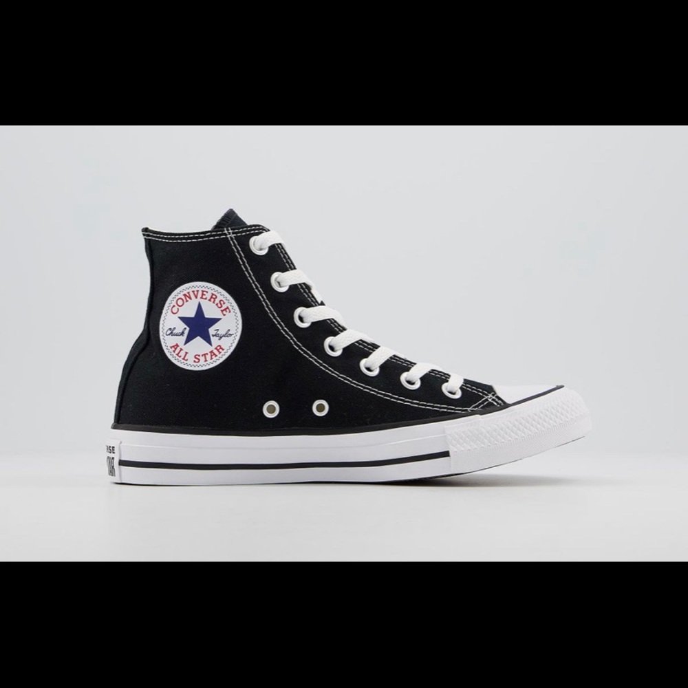 Black and White High Top Converse